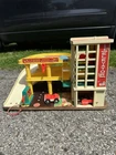 Vintage Fisher-Price Parking Ramp Service Center - 1970s