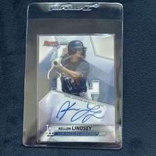 2025 Bowman's Best Kellon Lindsey Base Auto Dodgers