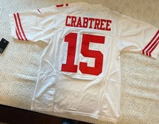 Michael Crabtree #15 NFL San Francisco 49ers Jersey Mens - Size 44