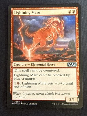 1x Lightning Mare (151) Core Set 2019 LP MTG Magic the Gathering x1 MKE