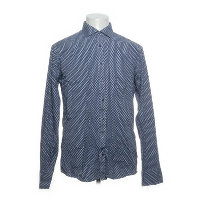 Bruun & Stengade, Hemd, Größe: 44, Slim fit, Blau/Weiß/Mehrfarbig #TWV