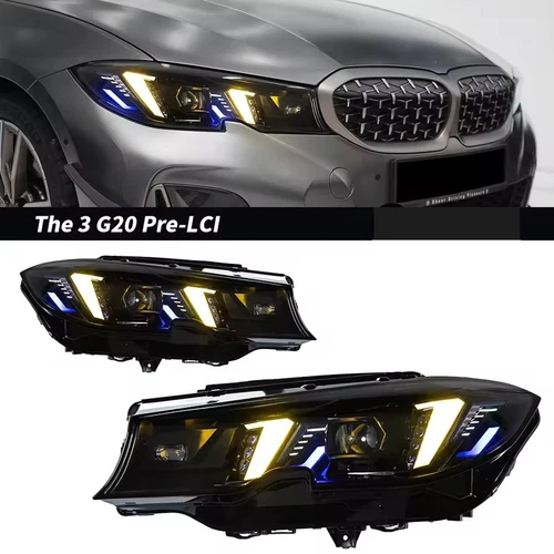 For BMW G20 2019-2021 upgrade Laser Style M3 LCI Daytime Lights LED Headlights  - Picture 1 of 10
