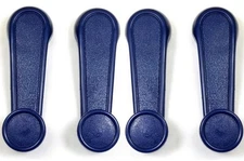 fits 1989 to 1995 Toyota Pickup Window Crank Handle Left Right Dark Blue Set 4