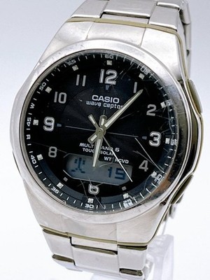 Casio WVA-M600 Wave Ceptor Watch Used Tested From Japan