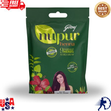 Godrej Nupur Henna Powder 400g 2-Pack 9 Herbs 100 Natural Hair Color