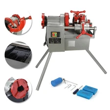 110V Electric Pipe Threader 1/2"-2" Pipes with Quick Opening Die Head Z1T-R2
