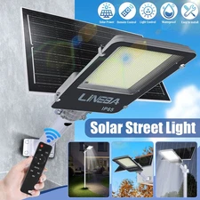 8800W Commercial Solar Street Lights Outdoor Dusk to Dawn Solar High Bright+Pole