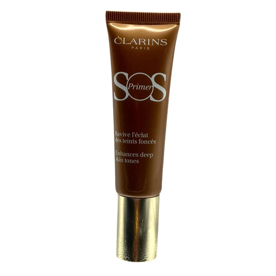 Clarins SOS Primer 07 Mocha Enhances Deep Skin Tones Blur Effect 24h Moisture - Image 2 of 3