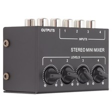 CX400 4 Canales Mezclador Pasivo Profesional Estéreo 4 Canales Mezclador Para Mixi DWRE