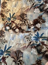 Prestige Textile, "Geisha Claypot" Cotton Velvet Fabric. 1.4 x 0.8m, #37
