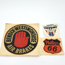 VTG 50s 60s Car Stickers Bendix Westinghouse Nat'l Auto Club Phillips 66