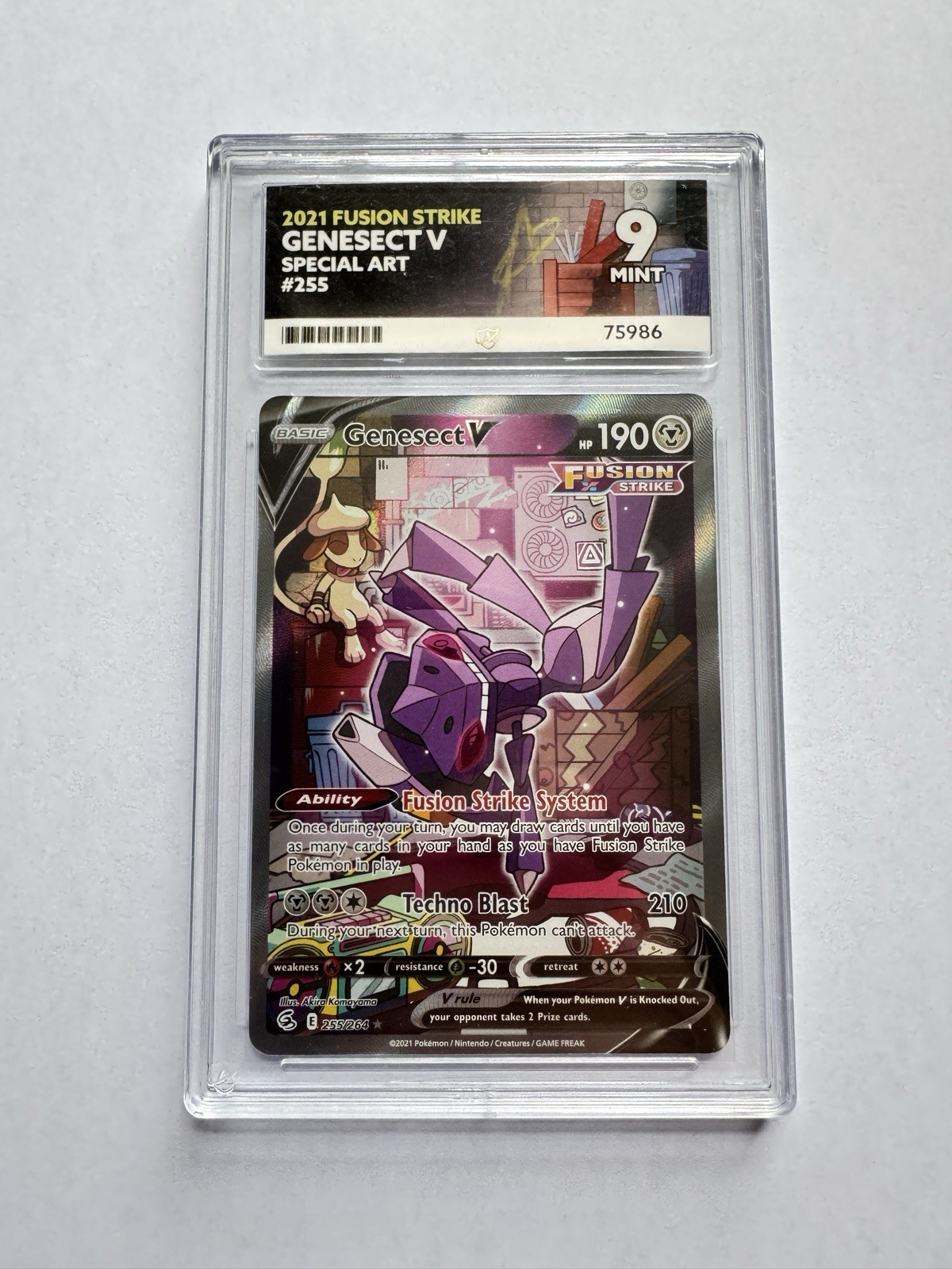 Pokémon TCG | Genesect V | Fusion Strike | 255/264 | ACE 9