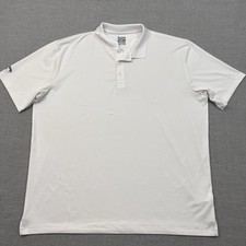 Callaway Polo Shirt Mens 2XL White Opti Dri Golf Performance Stretch