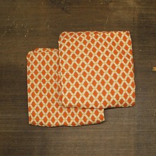 Levtex Mackenzie 2-Piece Euro Sham Set Orange Multi 26x26