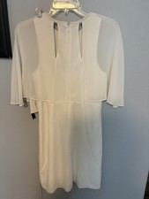 NEW Halston Ladies cream Cocktail Dress