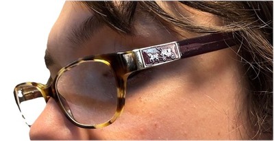 Vintage Coach Eyeglasses, Cheaters Readers Darcy Spotty Tortoises Purple Y2K