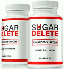 Sugar Delete Blood Sugar Support Pills, Advanced Blood Health Capsules - 2 Pack