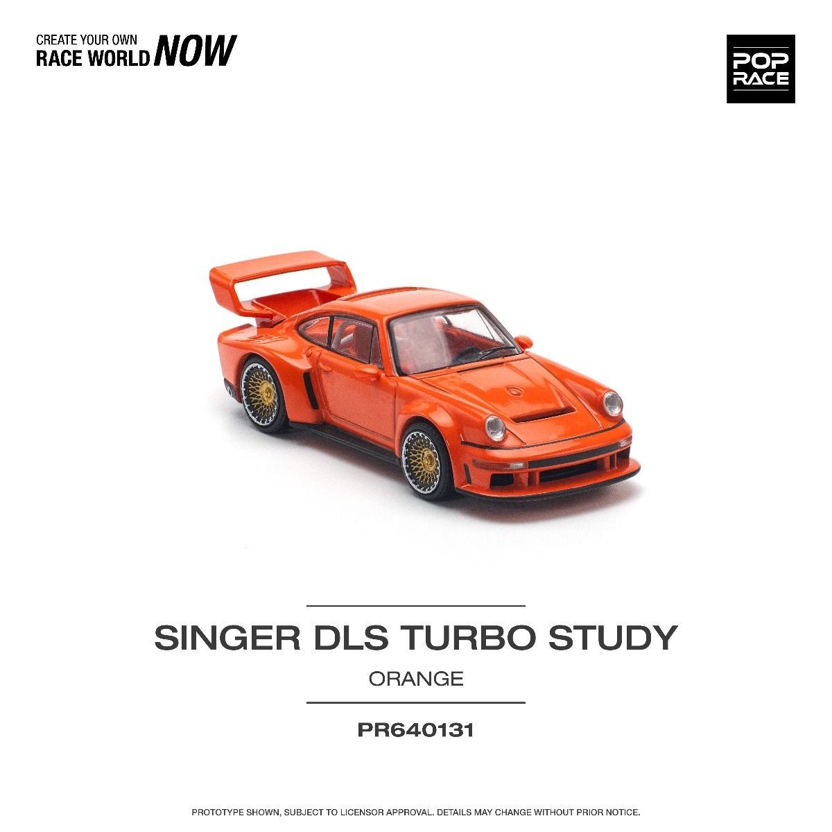 【POP RACE】Porsche Shinger / RWB 8台セット POPRACE PR64-131 SINGER DLS TURBO STUDY PORSCHE 911 Orange 1/64