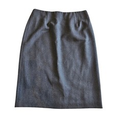Pendleton Womens 8 Pencil Skirt Charcoal Gray 100 Virgin Wool Made in USA