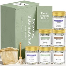 Epsom Bath Salt Gift Set for Women, Bath Salts for Women Relaxing