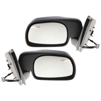 Power Mirror For 2001-2005 Ford Excursion Paddle Style Manual Fold Textured 2Pc