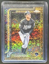 2025 Topps Gilded Miguel Cabrera Chrome Gold Refractor Mini-Diamond #/50