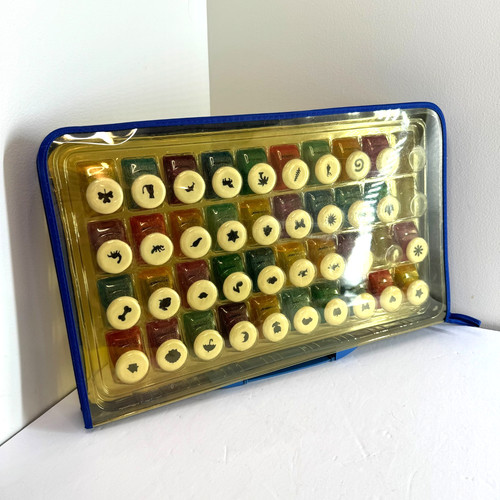 Vintage Cutting Edge Stamp Ink Pad Set With Case Colorful Craft Scrapbooking Set