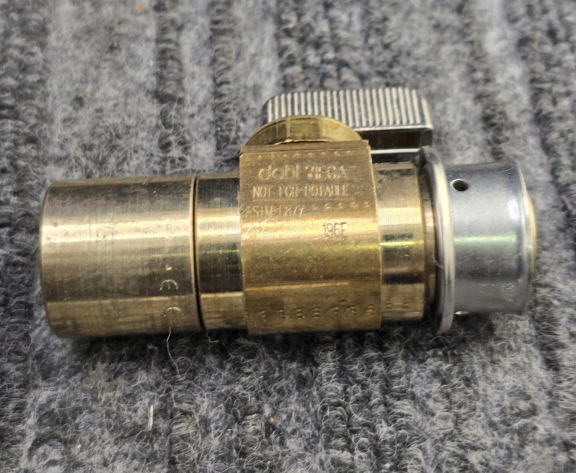 Dahl Viega 196L Mini Ball Balancing Valve For Copper Manifolds