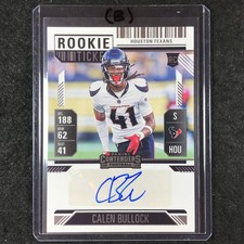 2024 Contenders Football CALEN BULLOCK Rookie Ticket Auto Base #212 (B)
