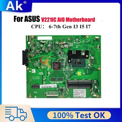 V221IC Motherboard For ASUS Vivo AiO V221ID V221I Mainboard W/ I3 I5 I7 CPU