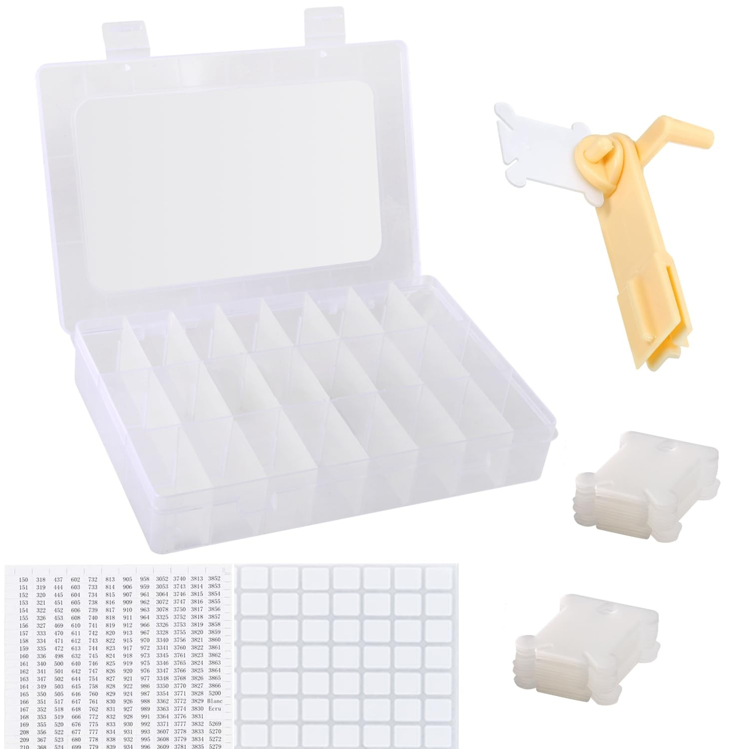 Floss Organizer, Cross Stitch Thread Storage Box Tools - Bob