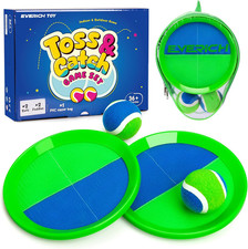 Toss and Catch Ball Game Set, Upgraded Sticky Paddle Ball Set for Kids  Toddler