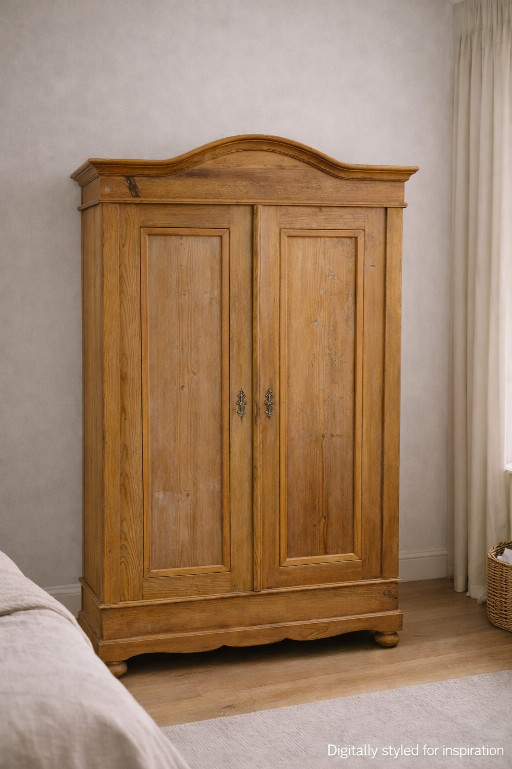 Nice old knockdown pine wardrobe