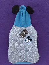 NWT Mickey Mouse Dog Puppy Puffer Coat Hoodie Ears Costume Disney M, L, or XXL