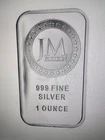 1 Oz JM Silver Bar In Capsule .999 Silver