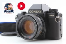 MINT Contax Aria 35mm SLR Film Camera Planar 50mm f/1.4 AEJ Lens From JAPAN