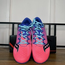 Saucony Women's Vendetta 2 Pink Blue Racing Track Shoes Running Spikes S19047-4