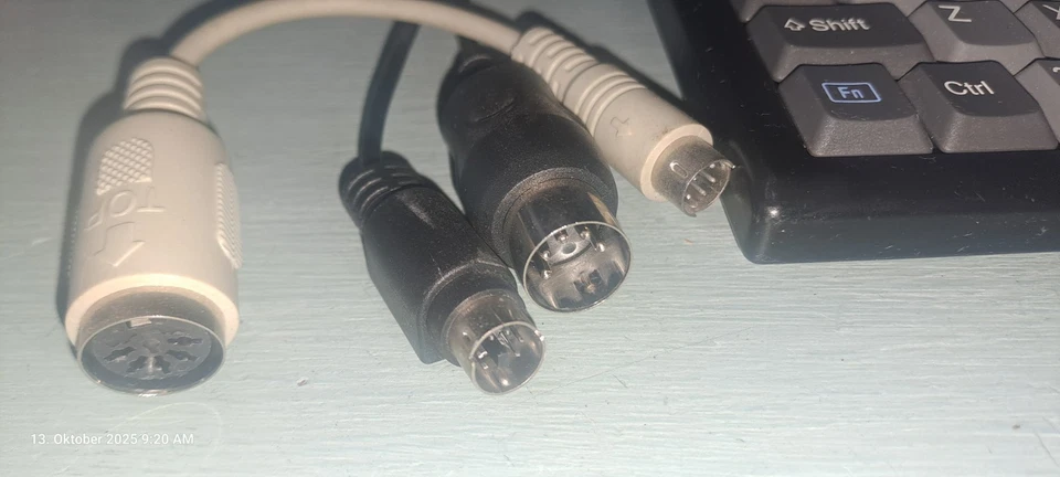 DIN Tastatur Mini PS/2 Electrone Americas KB-9003-US DIN / AT + PS2 QWERTY - Bild 2 von 4