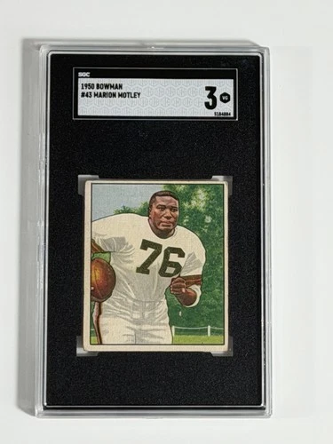 1950 Bowman   #43 Marion Motley RC  SGC 3 Cleveland Browns
