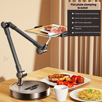 Heavy-Duty Adjustable Phone & Tablet Stand with 360° Rotation,Versatile Holder