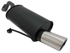 Novus Sportendschalldämpfer für Renault Clio III (BR0/CR0) 1 x 90mm SR-Design