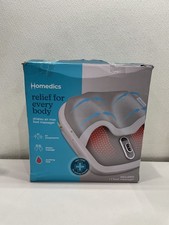 Homedics Shiatsu Air Max Foot Massager With Heat, Gray