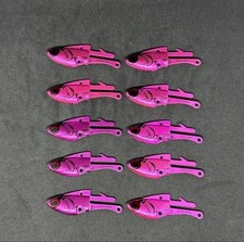 COREMAN IJ-16 Coreman IJ16 Iron Jighead Pink Head Set of 10