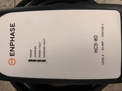  Enphase HCS-80 EV Charger  64 Amp, Level 2, 240V, 15.4kW