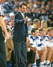 647526 1993 Duke Coach Mike Krzyzewski College Basketball Wall Print Poster