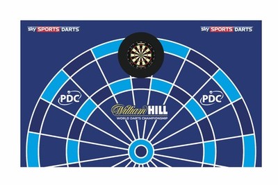 Extra große William Hill Championship 3,6 Meter Dartscheibe Surround Wand Grafik