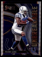 2020 Panini Select Football Frank Gore Colts U23 Unbreakable