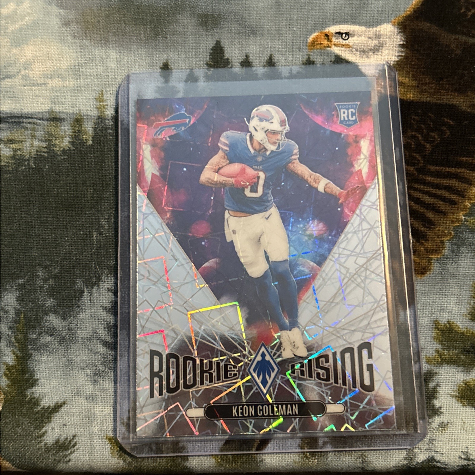 2024 Panini Phoenix - Rookie Rising Keon Coleman #RR-KCN Lazer (RC)