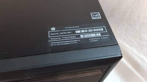 HP prodesk 600 g2 MT Intel Core i5-6500 20GB Ohne HDD - Bild 5 von 15
