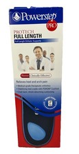 Powerstep Pro Tech Full Length Insoles G Shoe Size Men s 10-10 1/2 Women s 12